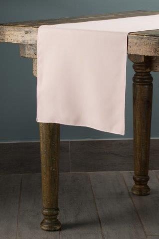Classic Solid Blush table runner